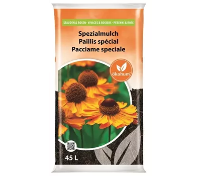 Spezialmulch für Rosen und Stauden Spezialmulch für Rosen und Stauden