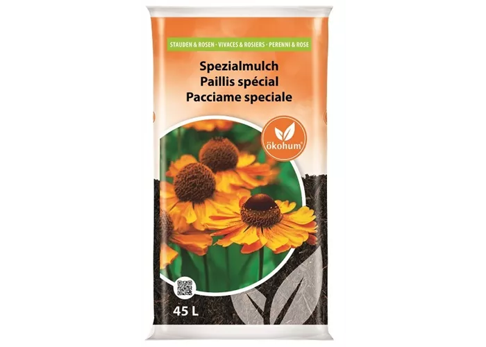 Spezialmulch für Rosen und Stauden