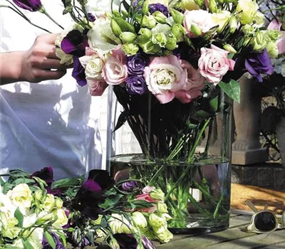 Vorbereitung ist alles: schick machen bevor's in die Vase geht Vorbereitung ist alles: schick machen bevor's in die Vase geht