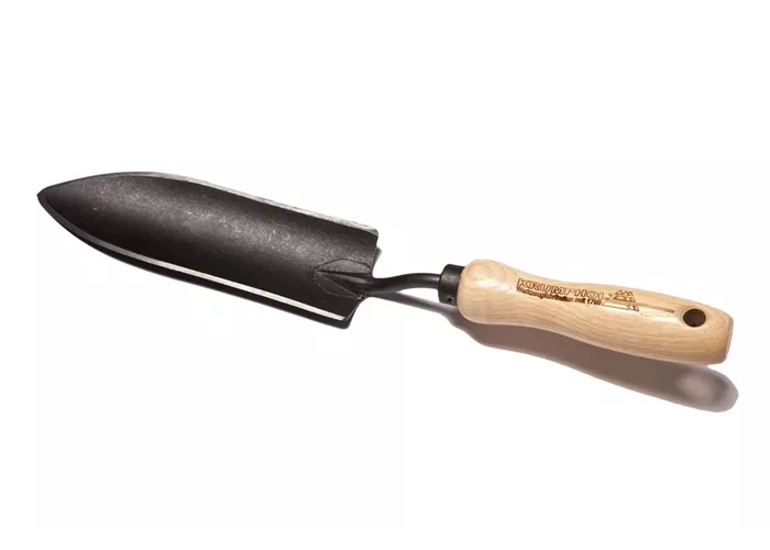 Krumpholz Pflanzkelle, schmal geschmied.