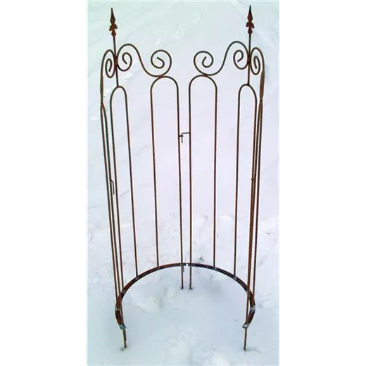 Paraventgitter "Max und Moritz" rund