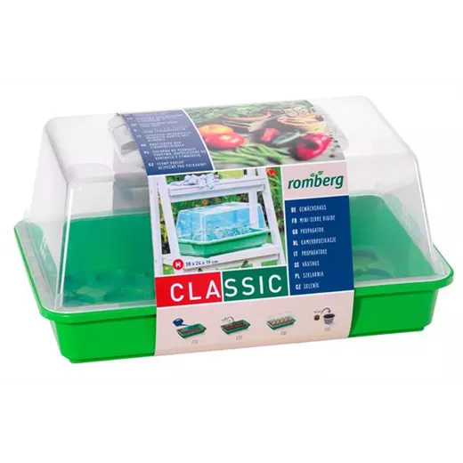 Zimmergewächshaus Größe M, mit Deckel