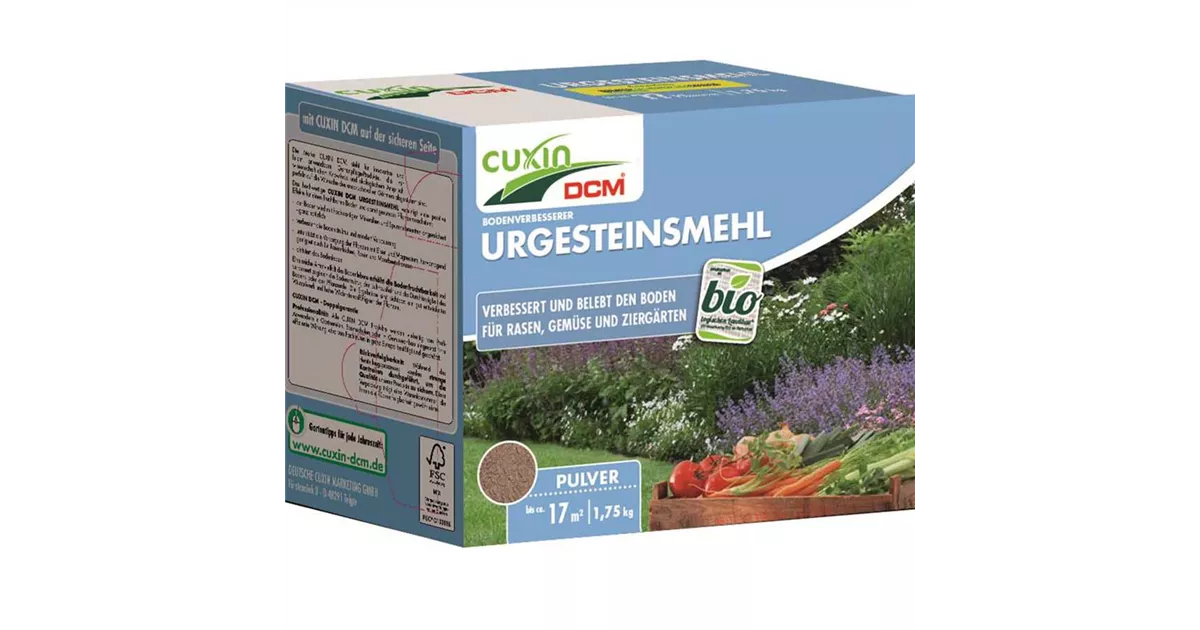 Urgesteinsmehl DCM, Steinmehl
