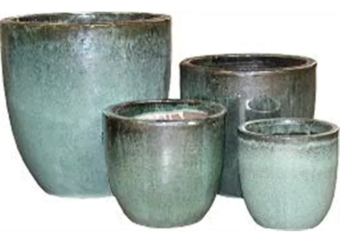 Topf, glasiert GK3186, jade