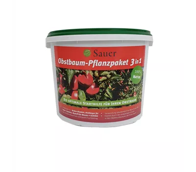 Sauer Obstbaum-Pflanzpaket 3 in1 Sauer Obstbaum-Pflanzpaket 3 in1