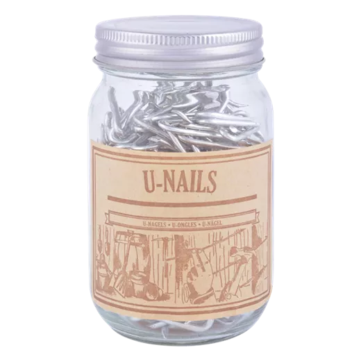 U-Nägel im Glas