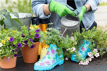 Auf den Schuh gekommen – Upcycling mit Gummistiefeln