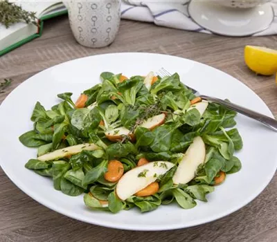 Salat mit Thymian-Honig-Dressing