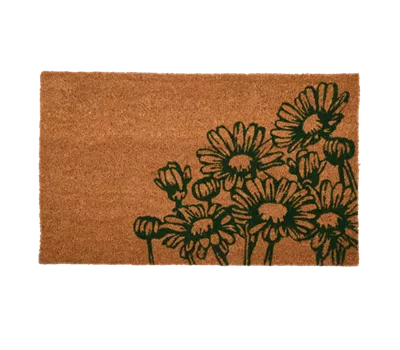 Kokos-Türmatte mit Blumen Kokos-Türmatte mit Blumen