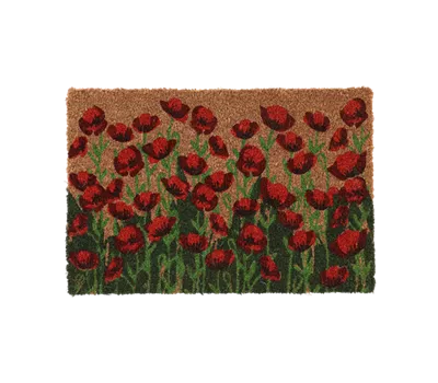 Kokos-Türmatte mit Mohn Kokos-Türmatte mit Mohn