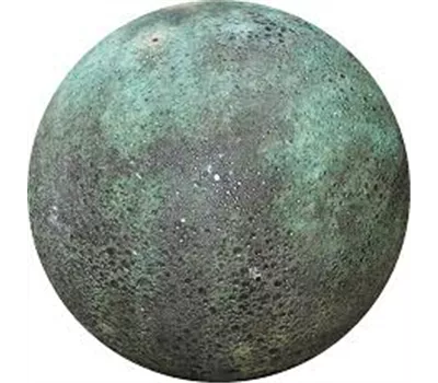 Deko-Kugel GK3140, sandblast grün