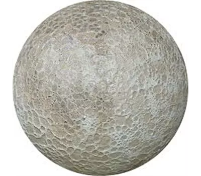 Deko-Kugel GK3140, sandblast weiß