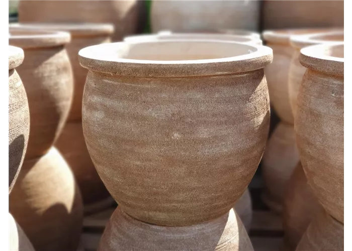 Terracotta Topf TC 176c, capp. Struktur