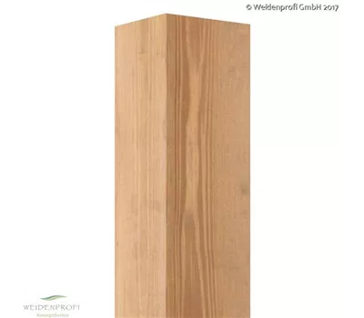 Holzpfosten Kiefer vierkant, gebeizt