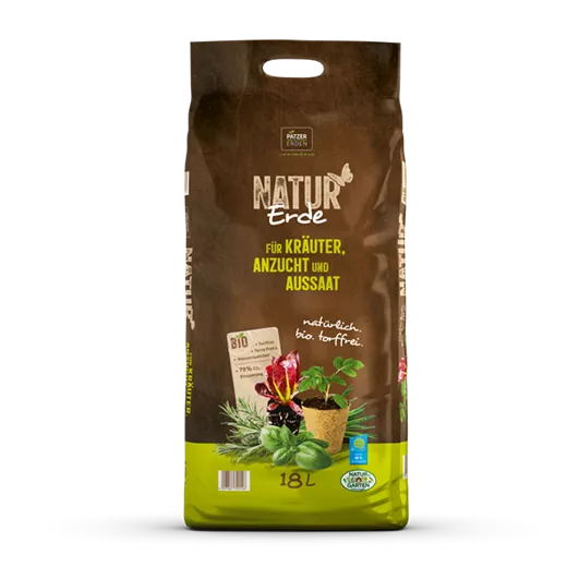 NATUR Erde Kräuter, Anzucht & Aussaat