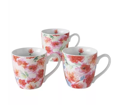 Jumbobecher mit Pfingstrosen "Karella"