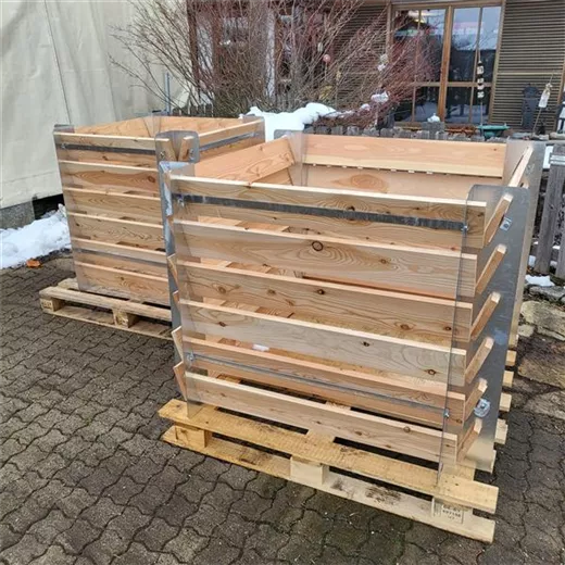 Komposter, Lärchenholz gehobelt