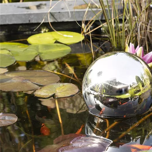 Schwimm-Kugel aus Edelstahl