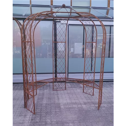 Rosenpavillon 'CRISS-CROSS', edelrost Rosenpavillon 'CRISS-CROSS', edelrost