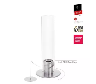 Höfats SPIN 1200 Tischfeuer, silber Höfats SPIN 1200 Tischfeuer, silber