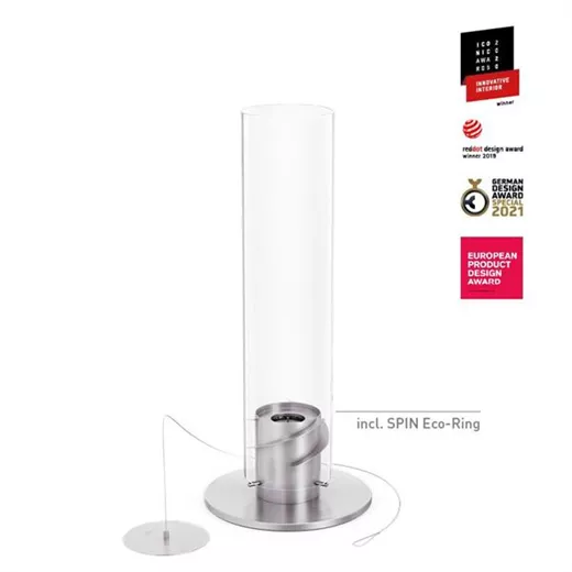 Höfats SPIN 1200 Tischfeuer, silber