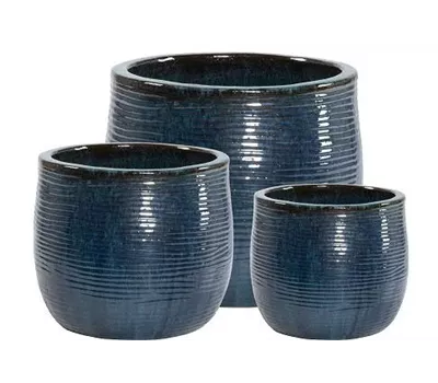 Topf glasiert GK3077, oceanblue Topf glasiert GK3077, oceanblue