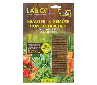 LA BIO! Kräuter- u. Gemüse Düngestäbchen LA BIO! Kräuter- u. Gemüse Düngestäbchen