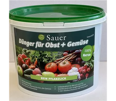 Sauer BioDünger f. Obst+Gemüse m.Calcium Sauer BioDünger f. Obst+Gemüse m.Calcium