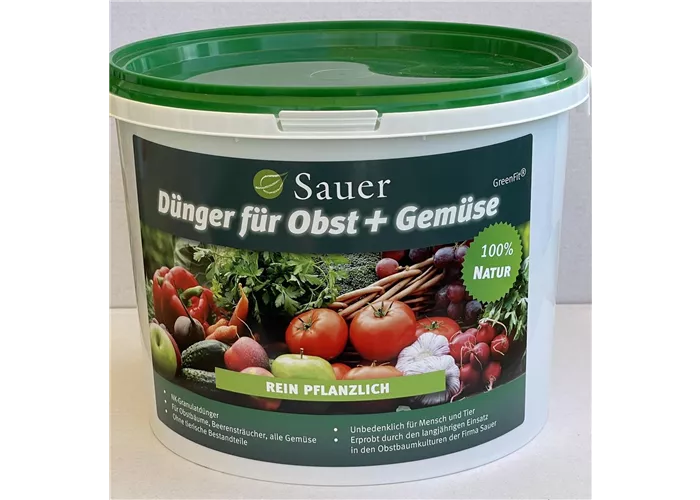 Sauer BioDünger f. Obst+Gemüse m.Calcium